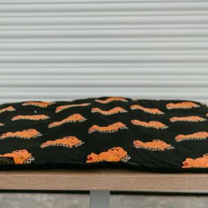 Black Classic Cotton Lounger - 70 x 100 cm