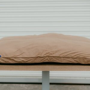 Box Bed - Brushed Cotton Stone - 85 x 120cm