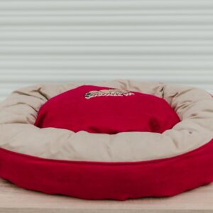 Snoozzzeee Dog - Suedette Donut - Cherry 28"