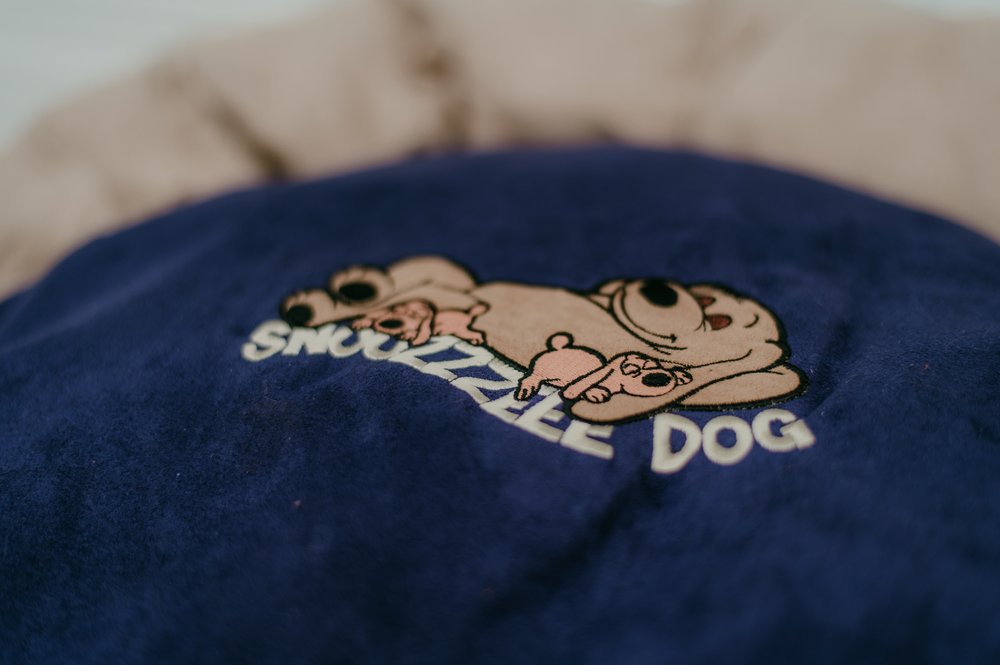 Snoozzzeee Dog - Suedette Donut - Purple 28" - Image 2