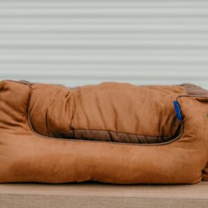 Suede Sofa Bed - Mocha & Latte 45 x 60 cm